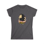 Camiseta mujer Softstyle - Gris marengo - Camiseta Eriço Surf Camiseta mujer Softstyle - Gris marengo - Camiseta Eriço Surf