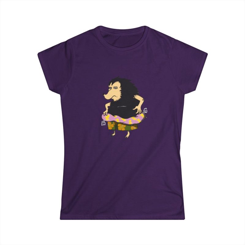 Camiseta mujer Softstyle - Morado - Camiseta Eriço Surf