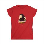 Camiseta mujer Softstyle - Rojo - Camiseta Eriço Surf Camiseta mujer Softstyle - Rojo - Camiseta Eriço Surf