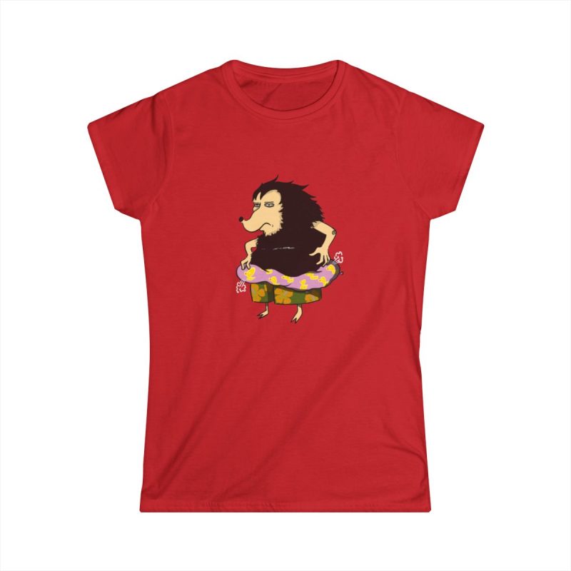 Camiseta mujer Softstyle - Rojo - Camiseta Eriço Surf