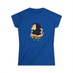 Camiseta mujer Softstyle - Azul royal - Camiseta Eriço Surf Camiseta mujer Softstyle - Azul royal - Camiseta Eriço Surf