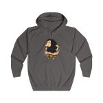 Sudadera con capucha y cremallera - Gris acero - Camiseta Eriço Surf Sudadera con capucha y cremallera - Gris acero - Camiseta Eriço Surf