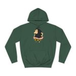 Sudadera universitaria - Verde botella - Camiseta Eriço Surf Sudadera universitaria - Verde botella - Camiseta Eriço Surf