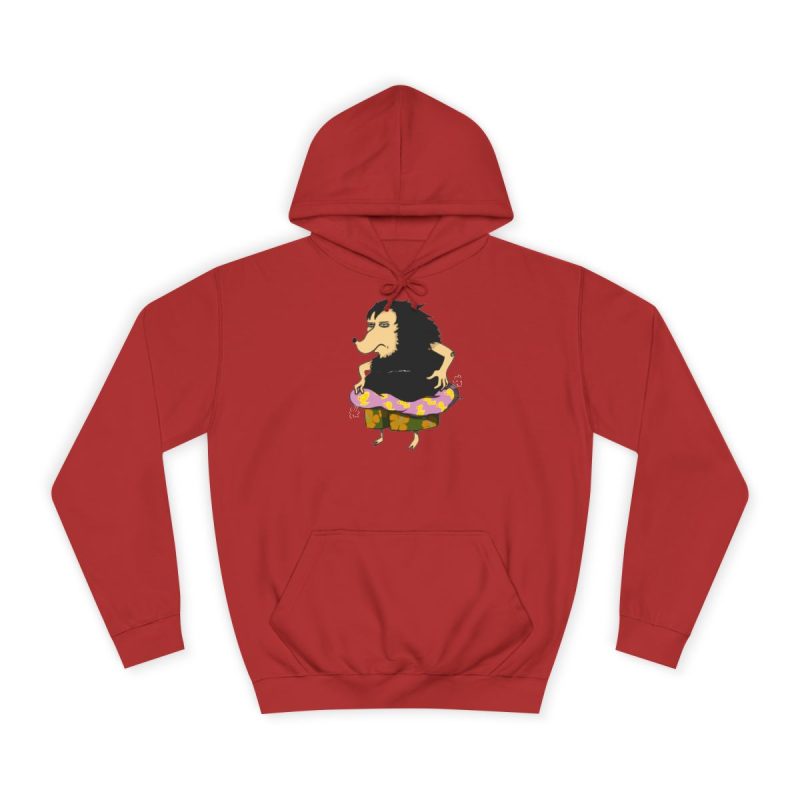 Sudadera universitaria - Rojo fuego - Camiseta Eriço Surf