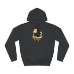 Sudadera universitaria - Negro azabache - Camiseta Eriço Surf Sudadera universitaria - Negro azabache - Camiseta Eriço Surf