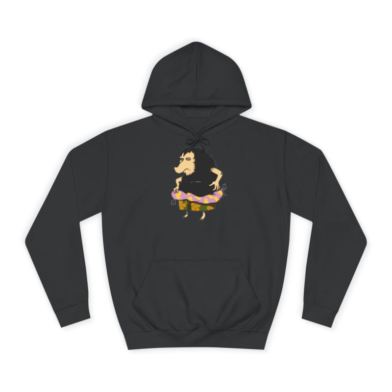 Sudadera universitaria - Negro azabache - Camiseta Eriço Surf