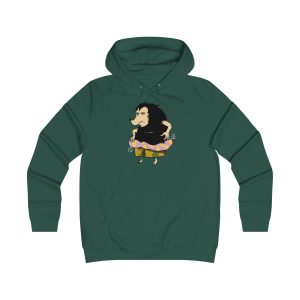 Sudadera universitaria mujer - Verde botella - Camiseta Eriço Surf