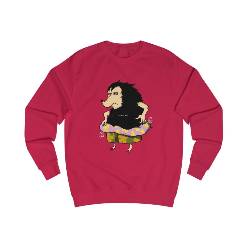 Sudadera clasica - Rojo fuego - Camiseta Eriço Surf