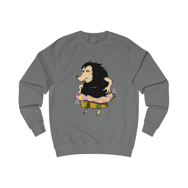 Sudadera clasica - Gris acero - Camiseta Eriço Surf