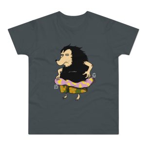 Camiseta hombre punto liso - Gris oscuro - Camiseta Eriço Surf