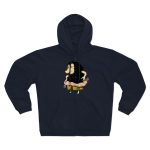 Sudadera capucha con cremallera premium - Azul marino - Camiseta Eriço Surf