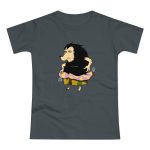 Camiseta mujer punto liso - Gris oscuro - Camiseta Eriço Surf
