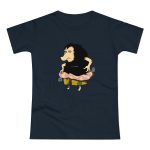 Camiseta mujer punto liso - Azul marino - Camiseta Eriço Surf