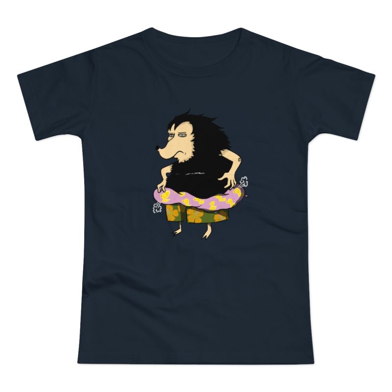 Camiseta mujer punto liso - Azul marino - Camiseta Eriço Surf
