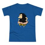 Camiseta mujer punto liso - Azul royal intenso - Camiseta Eriço Surf