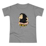 Camiseta mujer punto liso - Gris deportivo jaspeado - Camiseta Eriço Surf