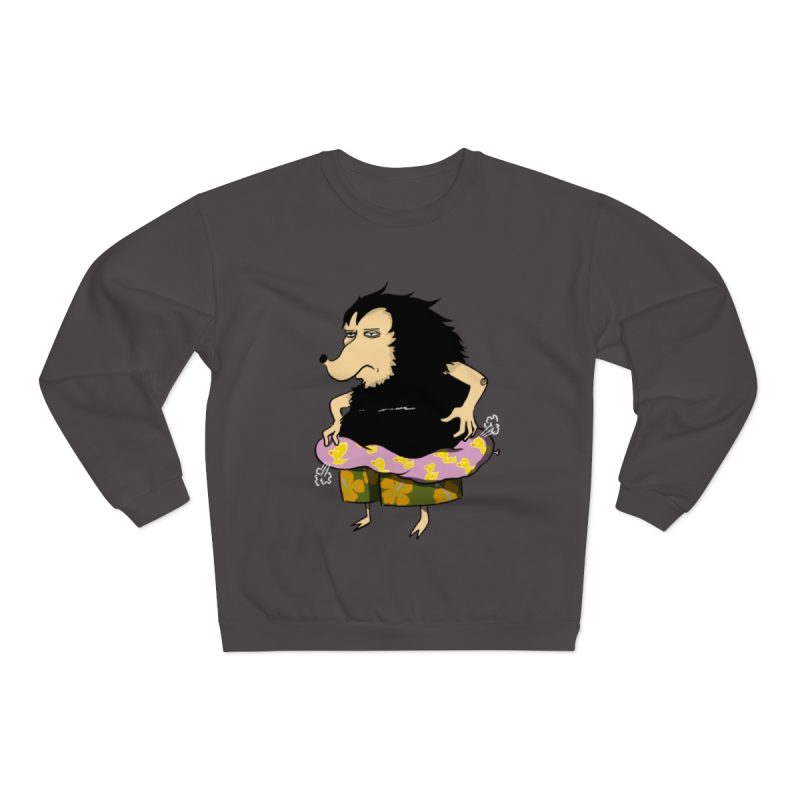 Sudadera cuello redondo premium - Antracita - Camiseta Eriço Surf Sudadera cuello redondo premium - Antracita - Camiseta Eriço Surf