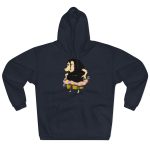 Sudadera con capucha cerrada - Azul marino - Camiseta Eriço Surf