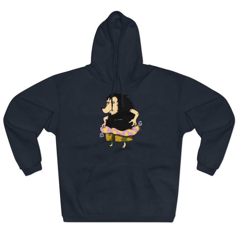 Sudadera con capucha cerrada - Azul marino - Camiseta Eriço Surf