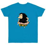 Camiseta punto liso - Azul atolon - Camiseta Eriço Surf Camiseta punto liso - Azul atolon - Camiseta Eriço Surf