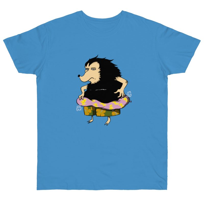Camiseta punto liso - Azul celeste - Camiseta Eriço Surf