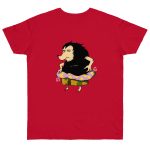 Camiseta punto liso - Rojo profundo - Camiseta Eriço Surf Camiseta punto liso - Rojo profundo - Camiseta Eriço Surf