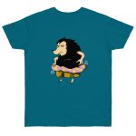 Camiseta punto liso - Azul diva - Camiseta Eriço Surf Camiseta punto liso - Azul diva - Camiseta Eriço Surf