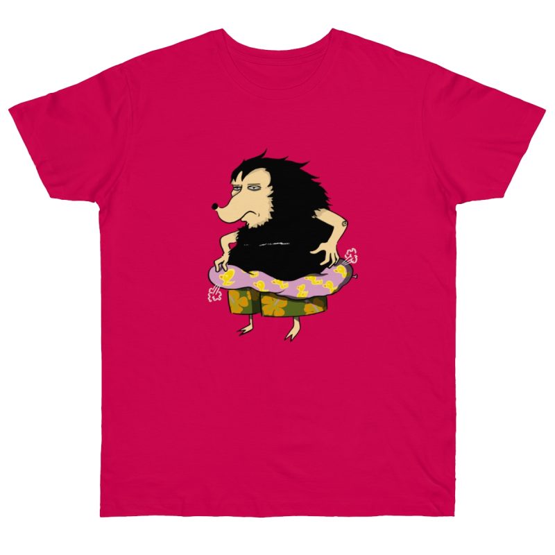 Camiseta punto liso - Fucsia - Camiseta Eriço Surf