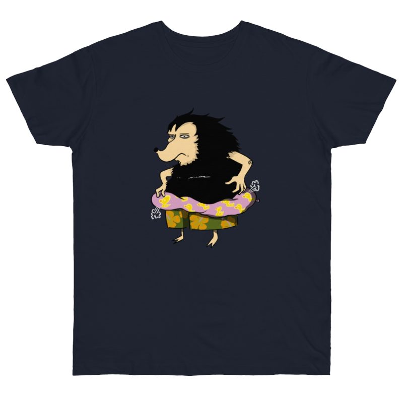 Camiseta punto liso - Azul marino - Camiseta Eriço Surf
