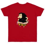 Camiseta punto liso - Rojo - Camiseta Eriço Surf Camiseta punto liso - Rojo - Camiseta Eriço Surf