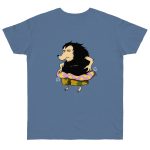 Camiseta punto liso - Azul vaquero - Camiseta Eriço Surf Camiseta punto liso - Azul vaquero - Camiseta Eriço Surf