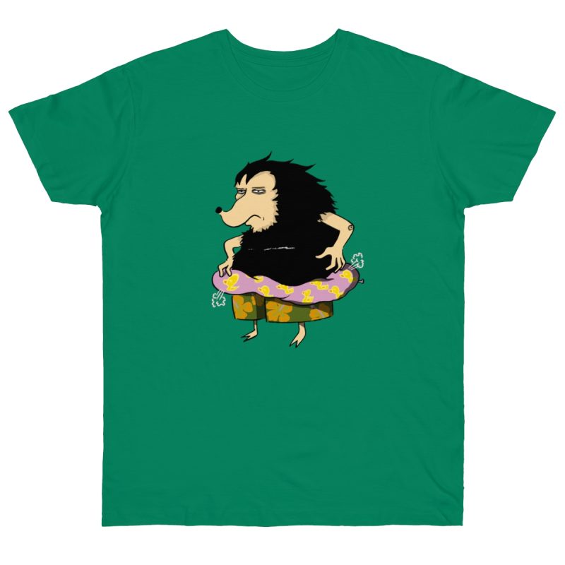 Camiseta punto liso - Verde Kelly - Camiseta Eriço Surf