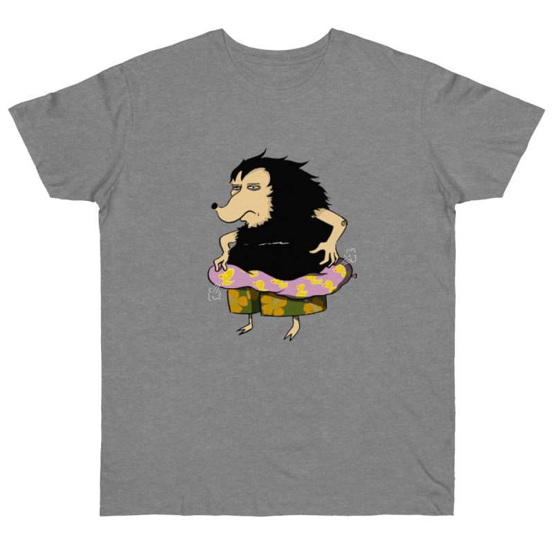 Camiseta punto liso - Gris deportivo jaspeado - Camiseta Eriço Surf