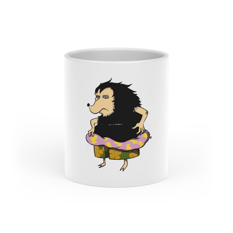 Taza con asa de corazon - Blanco - Camiseta Eriço Surf Taza con asa de corazon - Blanco - Camiseta Eriço Surf