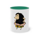 Taza bicolor - Verde oscuro - Camiseta Eriço Surf Taza bicolor - Verde oscuro - Camiseta Eriço Surf
