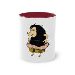 Taza bicolor - Granate - Camiseta Eriço Surf Taza bicolor - Granate - Camiseta Eriço Surf