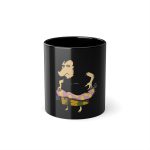 Taza negra 325 ml - Negro - Camiseta Eriço Surf