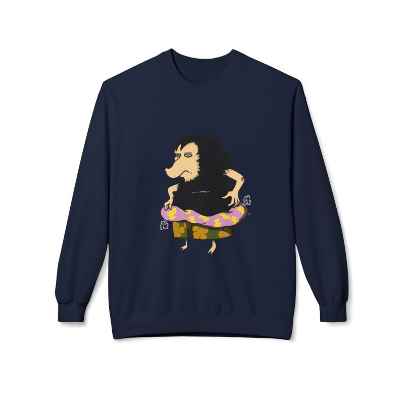 Sudadera Softstyle cuello redondo - Azul marino - Camiseta Eriço Surf