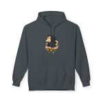 Sudadera Softstyle con capucha - Gris oscuro jaspeado - Camiseta Eriço Surf