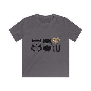 «Boig per tu» — Camiseta infantil Softstyle