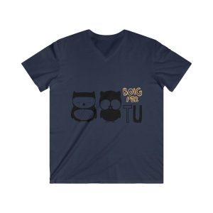«Boig per tu» — Camiseta hombre entallada cuello de pico