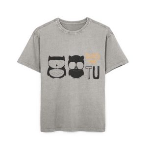 «Boig per tu» — Camiseta oversize lavado acido