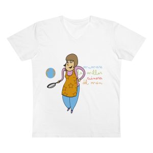 Ma mare cuina — Camiseta hombre cuello de pico Presenter