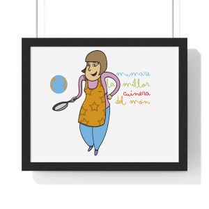 Ma mare cuina — Poster enmarcado horizontal