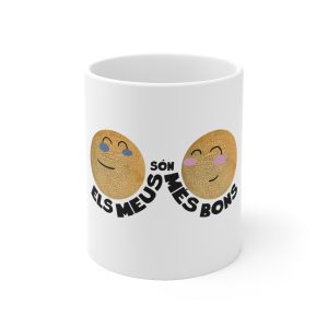 «Els meus són més bons» — Taza de ceramica