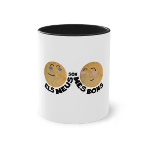 «Els meus són més bons» — Taza bicolor