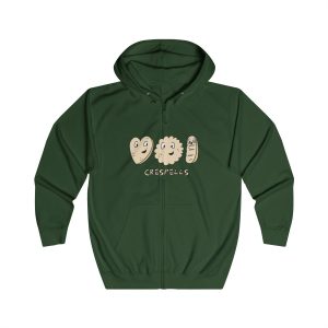 Crespells — Sudadera con capucha y cremallera