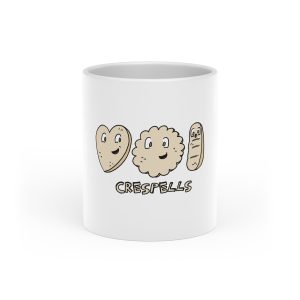 Crespells — Taza con asa de corazon