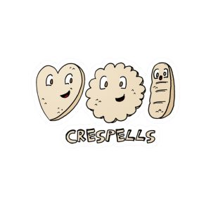 Crespells — Pegatinas de vinilo troqueladas