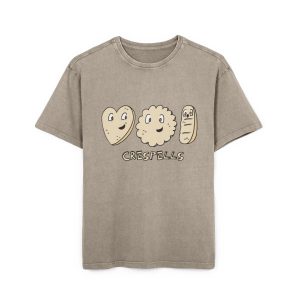 Crespells — Camiseta oversize lavado acido